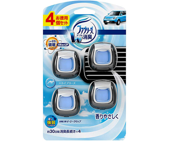 64 1230 87 ファブリーズ イージークリップ スカイブリーズ 2ml 4個パック Axel アズワン 64 1230 87 ファブリーズ イージークリップ スカイブリーズ 2ml 4個パック Axel アズワン