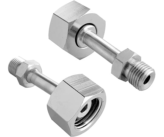 配管アダプター　M16メス（右）-島津M型オス（SMM）