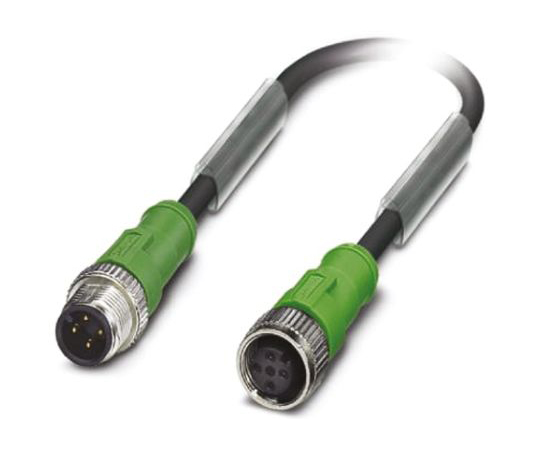 信号ケーブル　22　AWG　コア数：4　SAC-4P-M12MS/　3.0-PUR/M12FSシリーズ