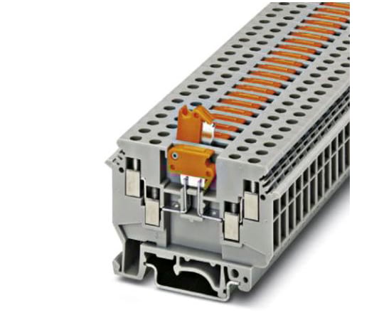 DINレール取付用端子アクセサリ フィードスルー端子台 UDK 4-MTK-P/Pシリーズ