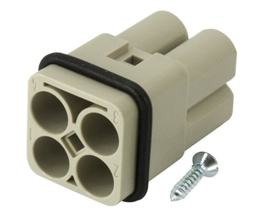 ヘビーデューティコネクタ Han-Modular シリーズ オス 3/0極 40A 830 V 1袋（10個入）