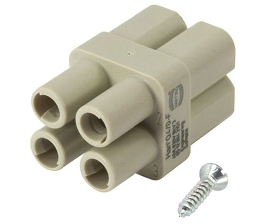 ヘビーデューティコネクタ Han-Modular シリーズ メス 3/0極 40A 830 V