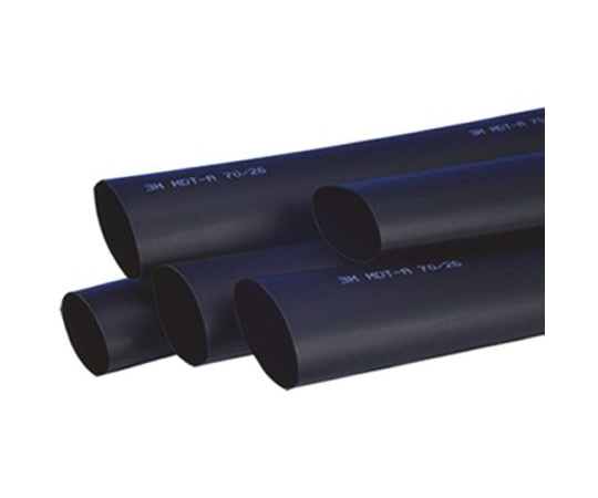 熱収縮チューブ　ポリオレフィン　収縮前　19mm　収縮後　6mm　スリーブ長さ　1m　黒