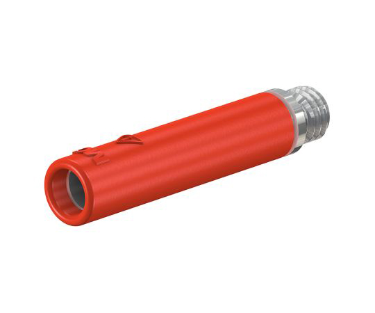 64-1339-81 4mm 最大66%OFFクーポン screw-in socket M5 thread 本日特価 32A red 23.1034-22