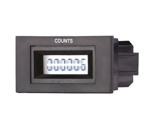 電子カウンタ　LCD　10Hz　6　埋込型　パネル取り付け