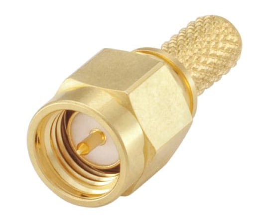 SMAプラグ　ケーブルマウント　プラグ　ストレート　圧着