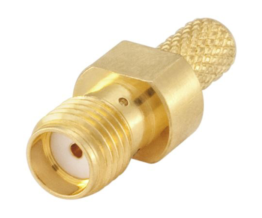 SMAジャック　ケーブルマウント　ジャック　ストレート　圧着