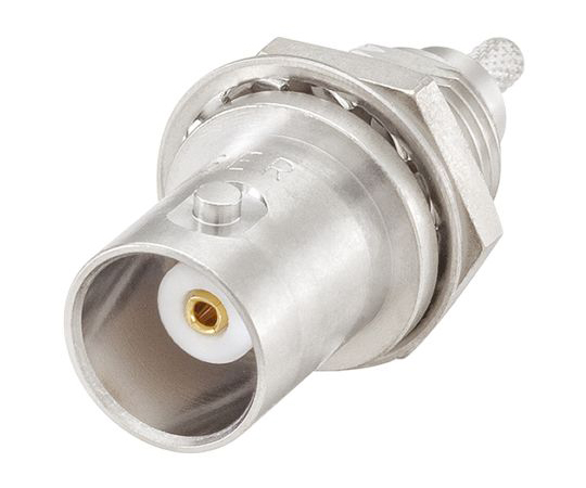 BNCコネクタ ジャック 50Ω パネルマウント 圧着タイプ