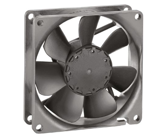 軸流ファン 電源電圧：12 V dc 80 x 80 x 25.4mm DC (8412シリーズ）