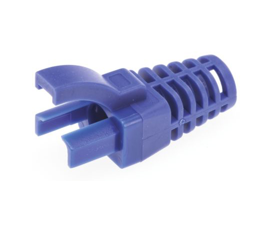 RJコネクタストレインリリーフ タイプ：RJ45 青 長さ：11.6mm 1袋（5個入）