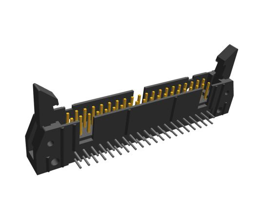 基板接続用ヘッダ アンプラッチ 40極 2.54mm 2列 ライトアングル 1セット（32個入）