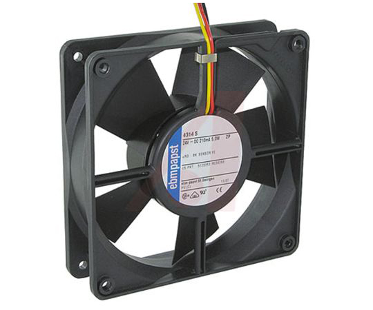 軸流ファン 電源電圧：24 V dc 119 x 119 x 32mm DC (4314シリーズ）