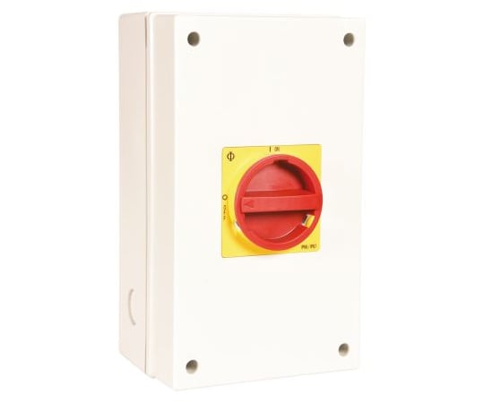 セーフティ　ディスコネクトスイッチ　4極　MAX:　80　A　22　kW、30　kW