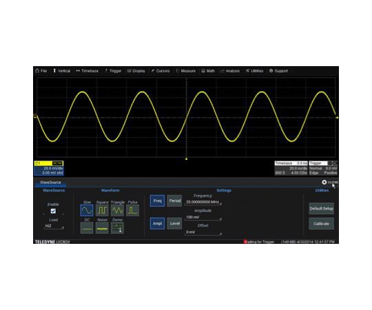 オシロスコープ用ソフトウェア 関数発生器 WaveSurfer 3000オシロスコープ用