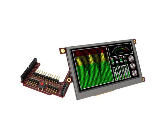 4.3インチ TFT 液晶ディスプレイ 480 x 272 Arduino 用 タッチパネル 抵抗性 uLCD-43PT-AR