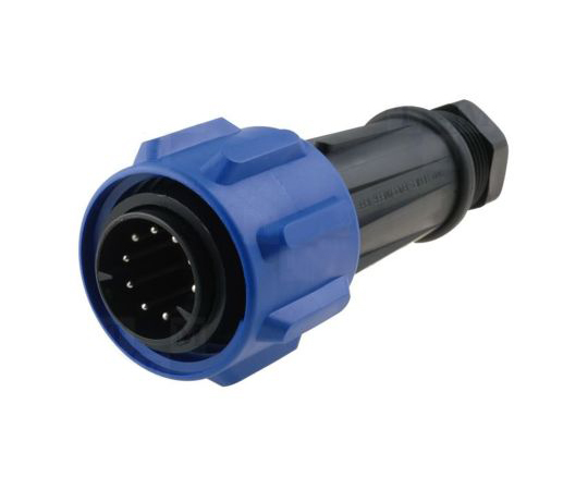 丸形コネクタ　Buccaneerシリーズ　接触コンタクト：オス　10極　オス