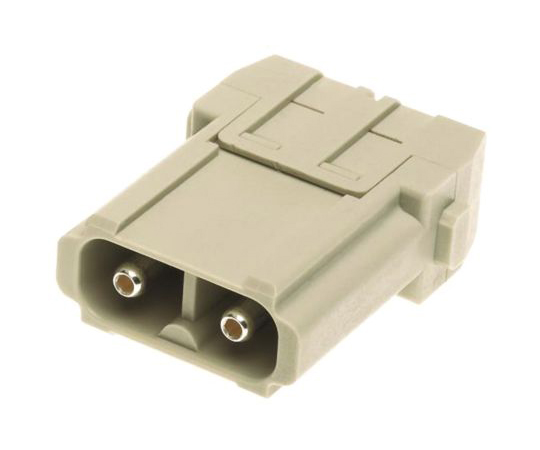 Harting 電源コネクタモジュール Han-Modular シリーズ オス 2極 40A 1 kV 1袋（2個入）