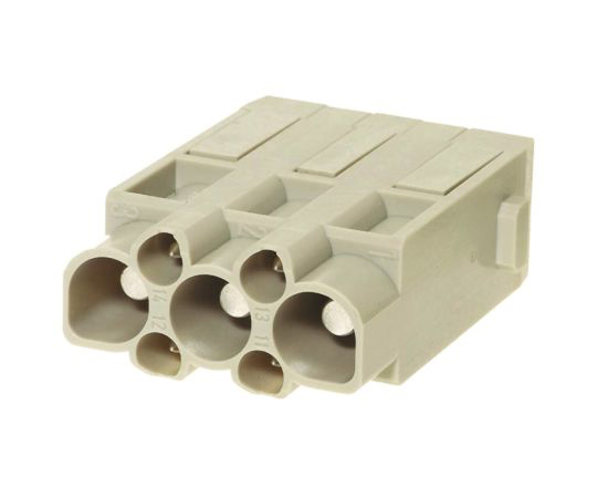 電源コネクタモジュール Han-Modular シリーズ オス 3極 40A 830 V 1袋（2個入）