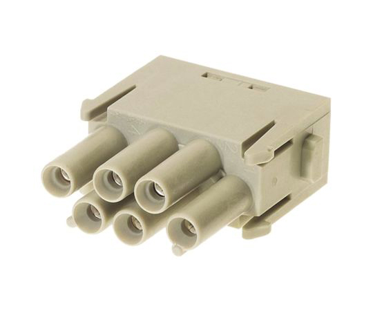 電源コネクタモジュール Han-Modular シリーズ メス 6極 16A 830 V 1袋（2個入）