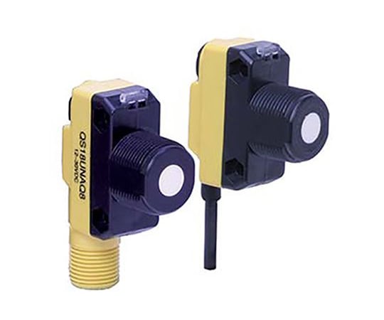 超音波センサ ブロック形 50 → 500 cm IP67