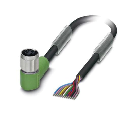 ケーブル ・ コネクタ M12 12ピン メス