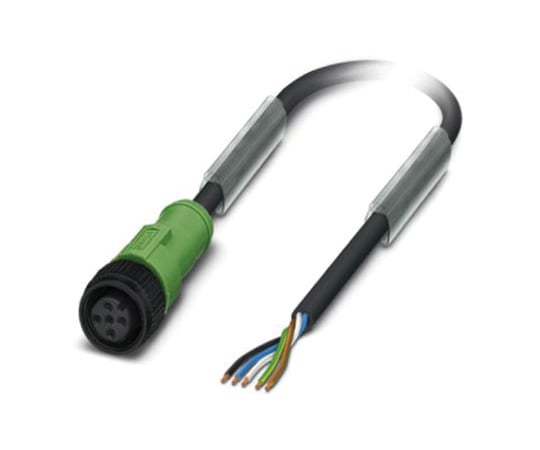 ケーブル ・ コネクタ M12 5ピン メス