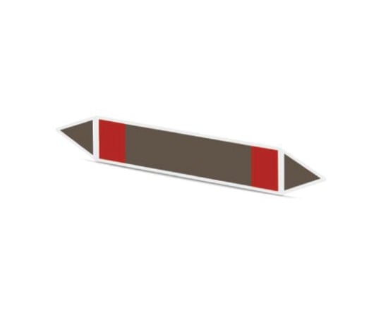 宛名 シール 250枚入り 茶、赤 26mm x 280mm