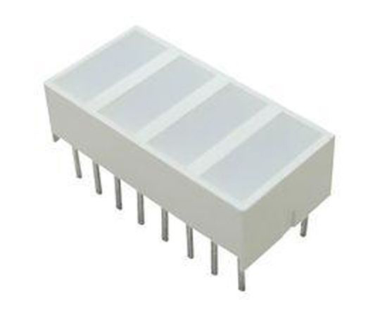 4セグメント LED ライトバー 緑 1袋（5個入）