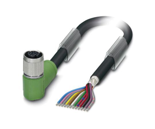 ケーブル ・ コネクタ M12 12ピン メス