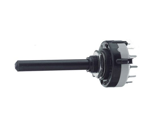 ロータリスイッチ 6極 パネルマウント 1袋（5個入）