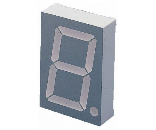 7セグメント 文字高 38mm 単桁 LED 数字表示器 SC15 緑 1セット（15個入）