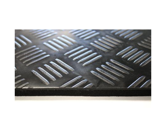 疲労軽減マット EPDM Foam/Rubber 固体 10mm 黒 1m x 600mm