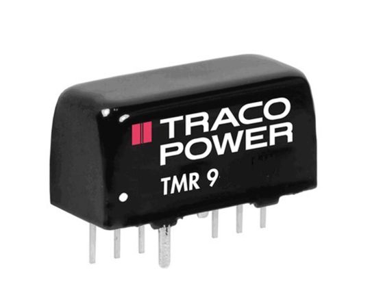 TRACOPOWER TMR 9 Isolated DC-DC Converter Through Hole, Voltage in 9 → 18 V dc, Voltage out 3.3V dc TMR 9-1210
