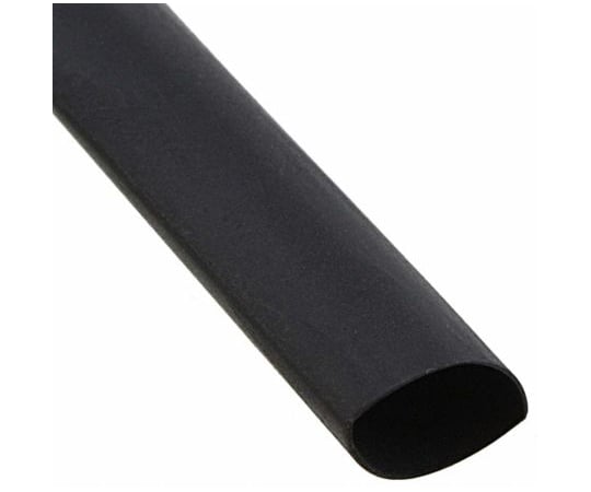 熱収縮チューブ ポリオレフィン 収縮前 19mm 収縮後 9mm スリーブ長さ 50m 黒 1セット（50個入）