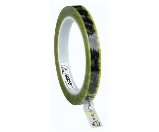 帯電防止テープ 幅 12mm x 長さ 65.8m