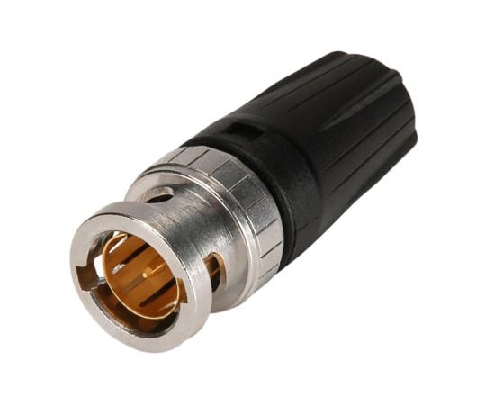 BNCコネクタ プラグ 75Ω ケーブルマウント 圧着タイプ