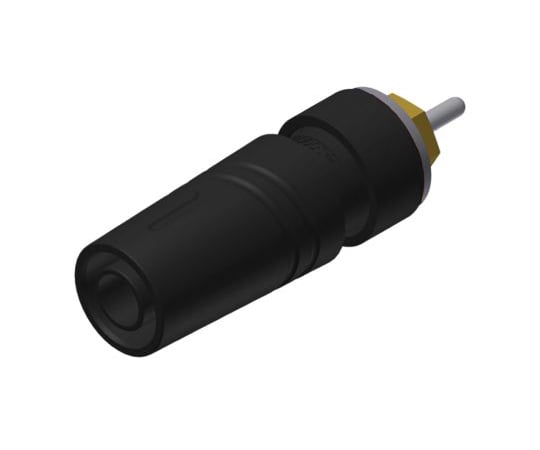 4mm　gold　plate　panel　socket　32A　black