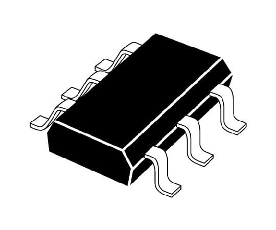 DAコンバータ 1チャンネル 12ビット I2C 6ピン SOT-23A 1セット（3000個入）