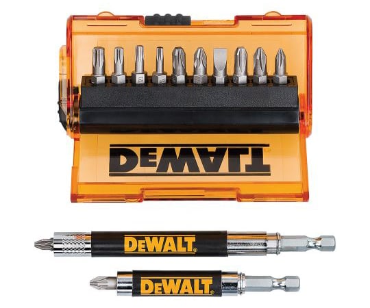 Dewalt　ドリル及びドライバビットセット　Maximum　of　25　mm　14個