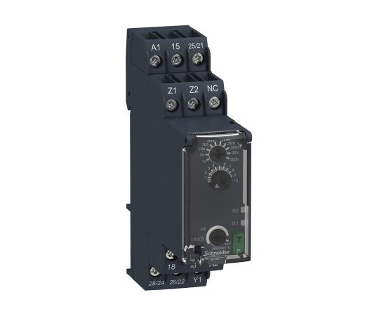 遅延リレー インターバル シングル動作 24 → 240 V ac/dc DINレール