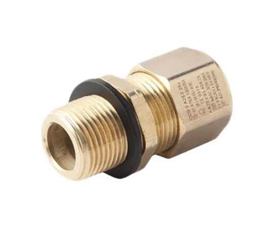 ケーブルグランド　径：M20　材質：ニッケルめっき真鍮　No