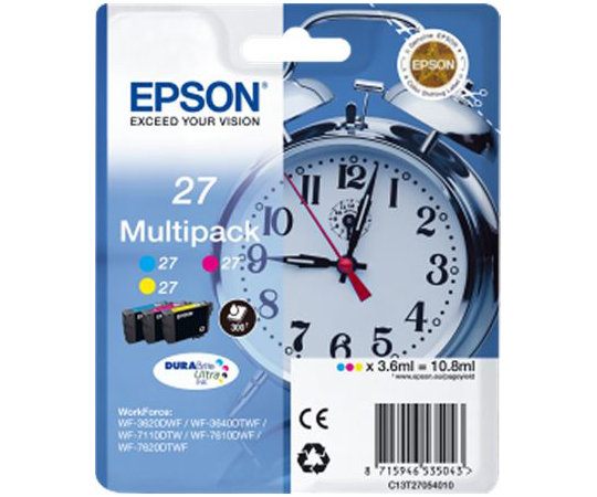 インクカートリッジ シアン マゼンタ 黄 1袋（3個入）