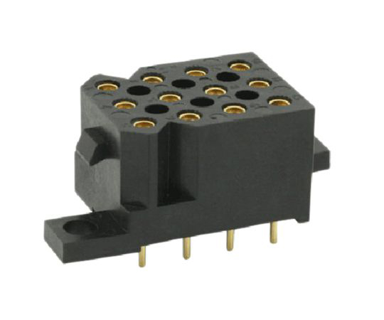 基板接続用ソケット SMS シリーズ 5.08mm 12 極 4 列 ストレート PCBマウント