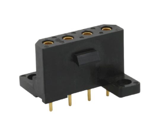 基板接続用ソケット SMS シリーズ 5.08mm 4 極 1 列 ストレート PCBマウント 1袋（5個入）