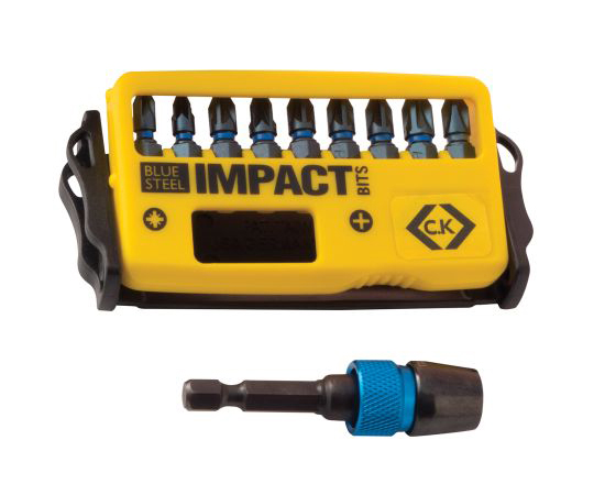 ドライバービットセット 10 ピース Phillips; Pozidriv インパクトビットセット