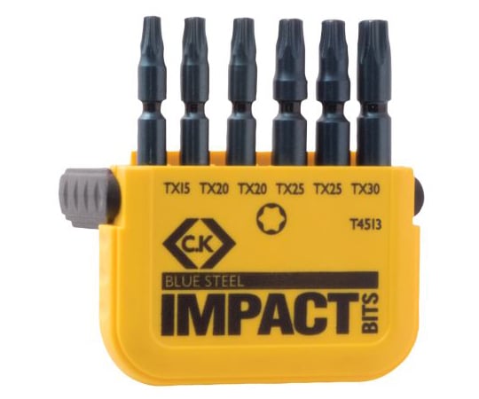 ドライバービットセット 6 ピース Torx インパクトビットセット