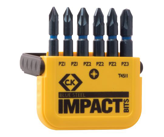 ドライバービットセット 6 ピース Pozidriv インパクトビットセット