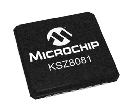 マイクロチップ イーサネットトランシーバ IEEE 802.3 3.3 V 32-Pin QFN 1セット（1000個入）