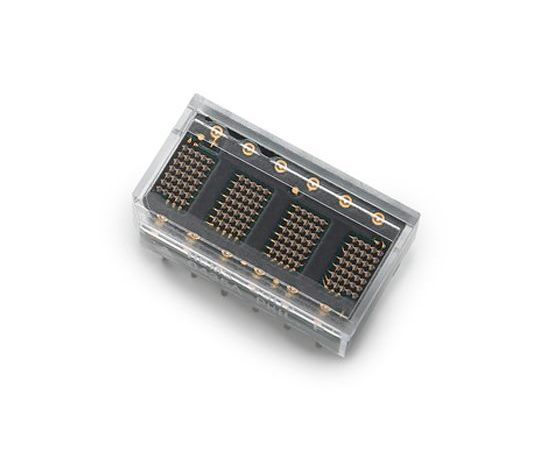 文字高　3.7mm　4桁　ドットマトリクス　LED　HCMS　赤