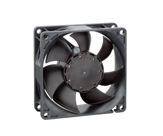 軸流ファン 電源電圧：12 V dc 80 x 80 x 25.4mm DC (8450シリーズ） 角型